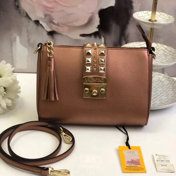 ! New! Valentino Coline palm handbag - Picture 1 of 11